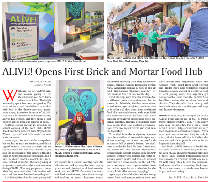 Alexandria Gazette Food Hub
