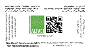 ALIVE! Food Card