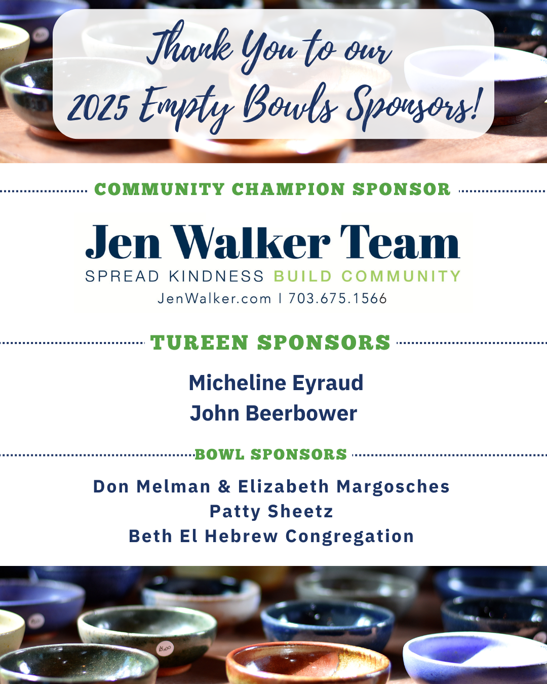 Thanks for Supporting Empty Bowls